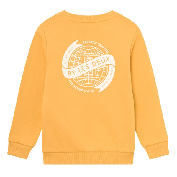 LES DEUX Globe Sweatshirt - Mustard Yellow