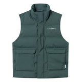 LES DEUX Maddox Puffer Vest - Pine Green
