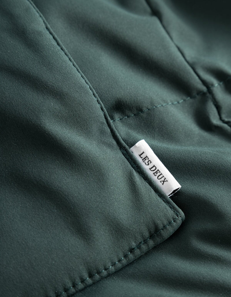 LES DEUX Maddox Puffer Vest - Pine Green