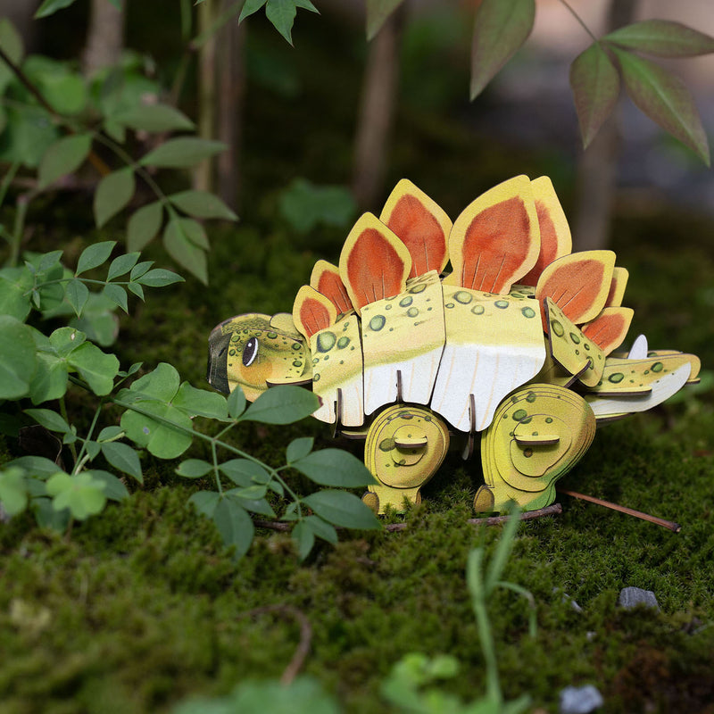 mierEdu 3D puslespil med lyd - Stegosaurus