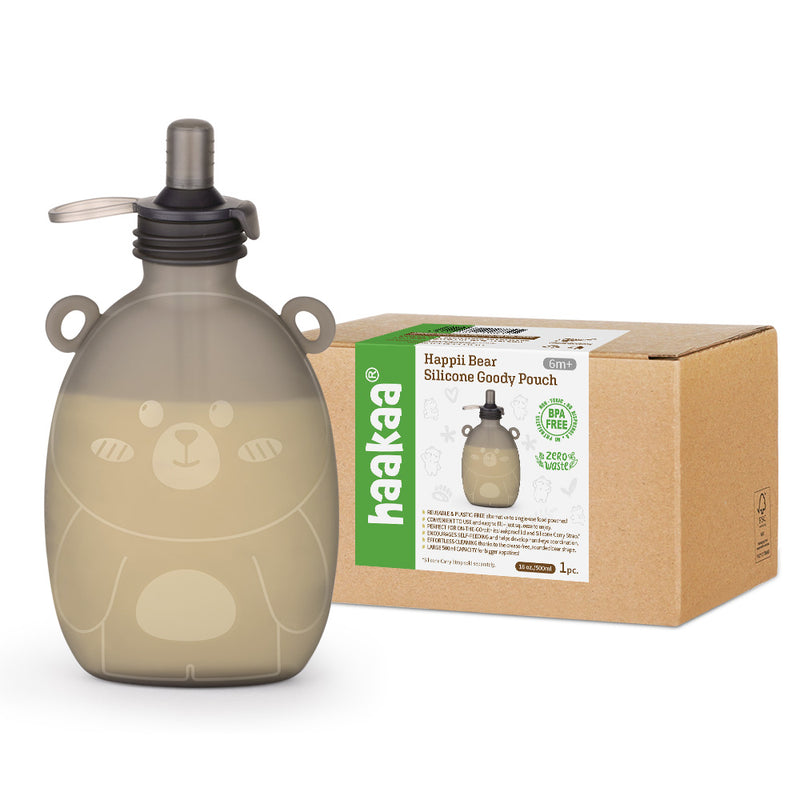 Haakaa Silikone Smoothiepose – 500ml.