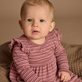 Minymo Body Kjole, rib - Nostalgia Rose