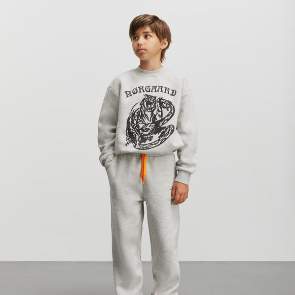 Mads Nørgaard Mix Sonar Sweatshirt - Light Grey Melange