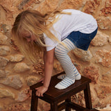MP Kids Kallie Strømpebukser, Bambus - Dusty Blue