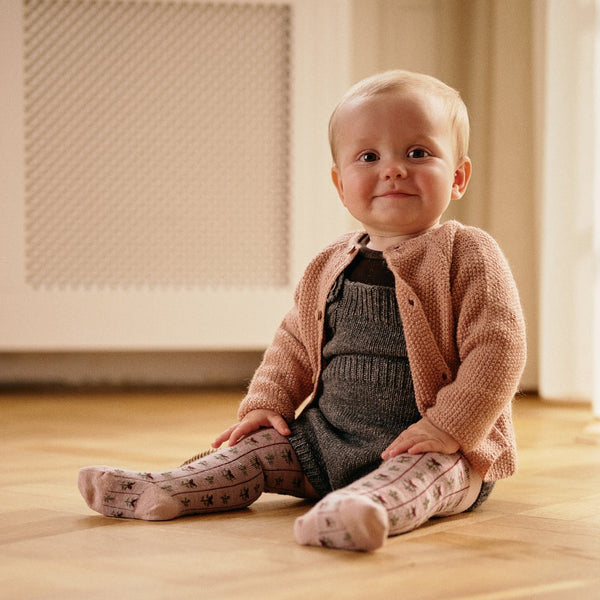 MP Kids Nora Strømpebukser, Uld - Rose Dust
