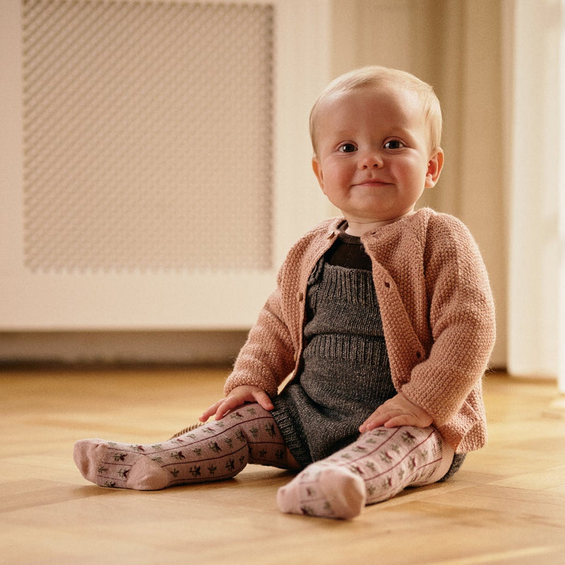 MP Kids Nora Strømpebukser, Uld - Rose Dust