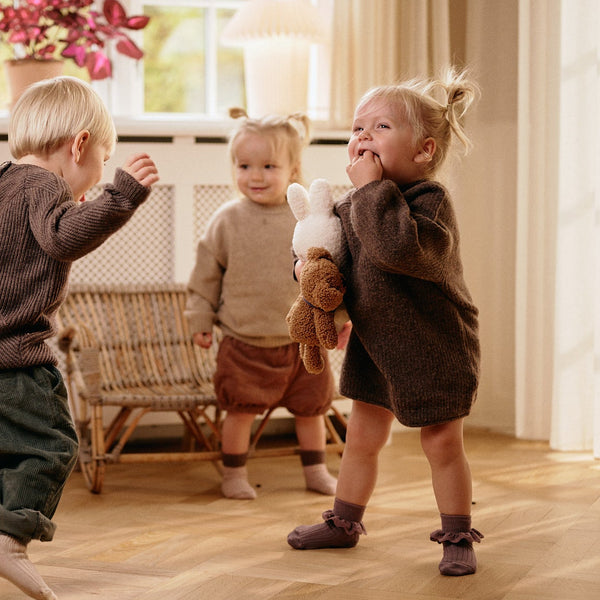 MP Lea Blonde Strømper, Uld - Dark Purple Dove