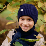 MP Kids Uppsala Halsedisse, Uld - Peacoat Blue