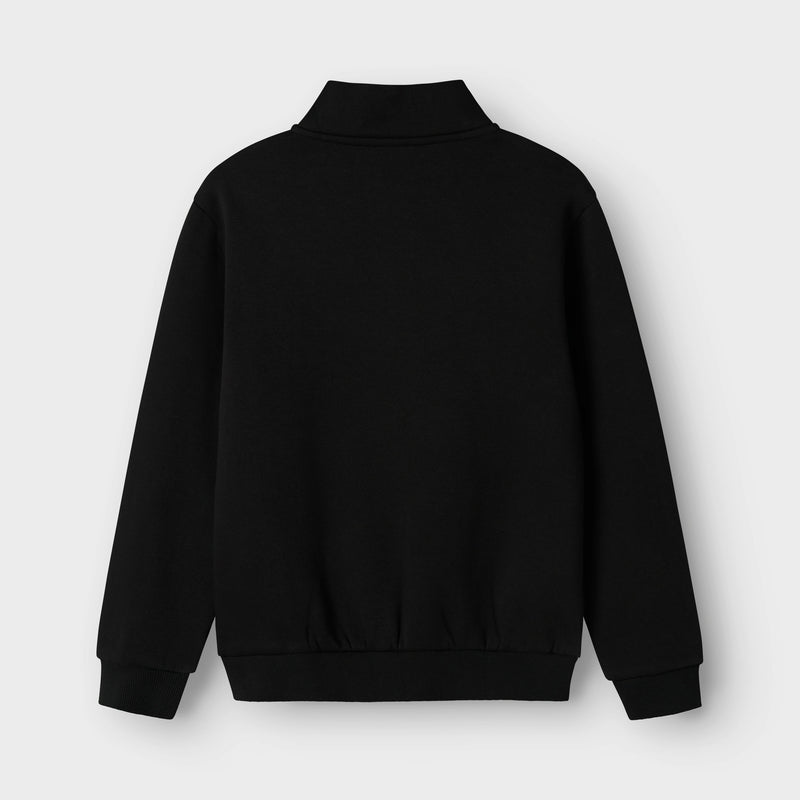 Name It Brody Sweat Zip Bluse - Black