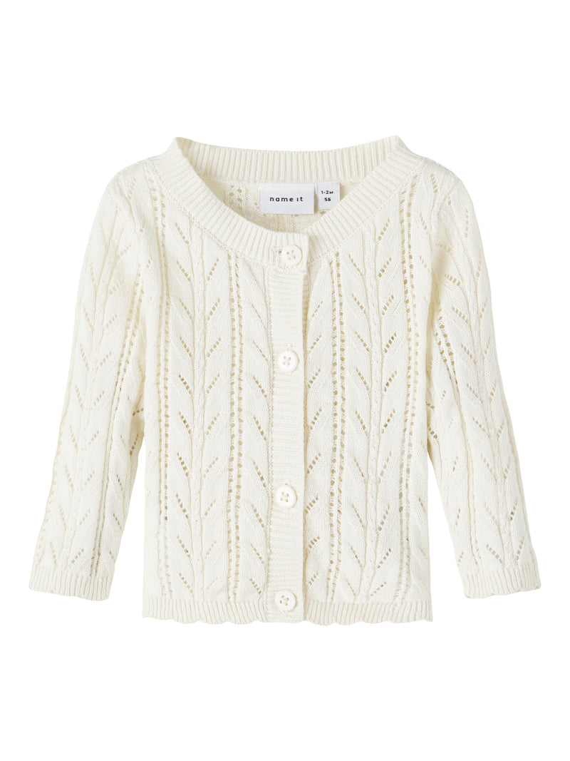 Name It NBFNOSELINE Strik Cardigan - Jet Stream