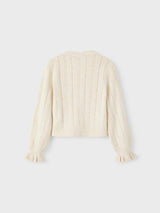 Name It NMFNESALLY Strik Cardigan - Buttercream