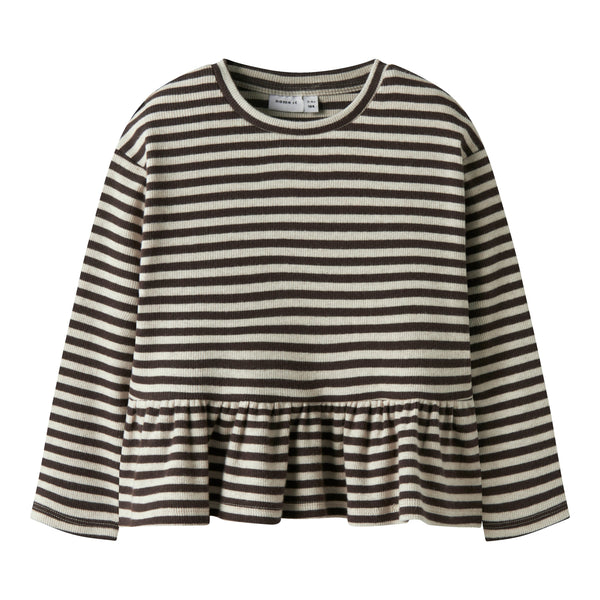 Name It Luna Bluse - Peyote Seal Brown
