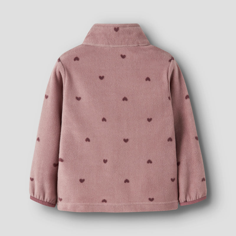 Name It Spektra Fleece Jakke - Woodrose
