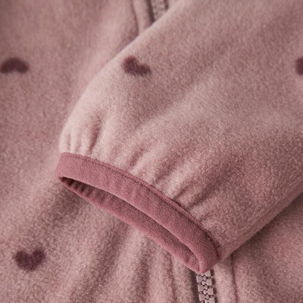 Name It Spektra Fleece Jakke - Woodrose