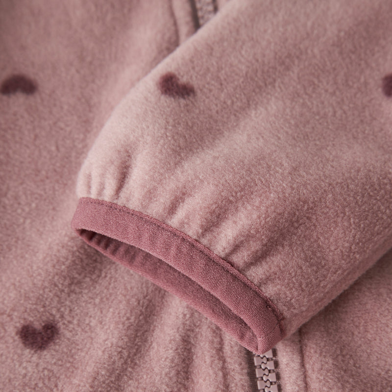 Name It Spektra Fleece Jakke - Woodrose