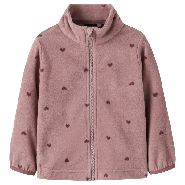 Name It Spektra Fleece Jakke - Woodrose