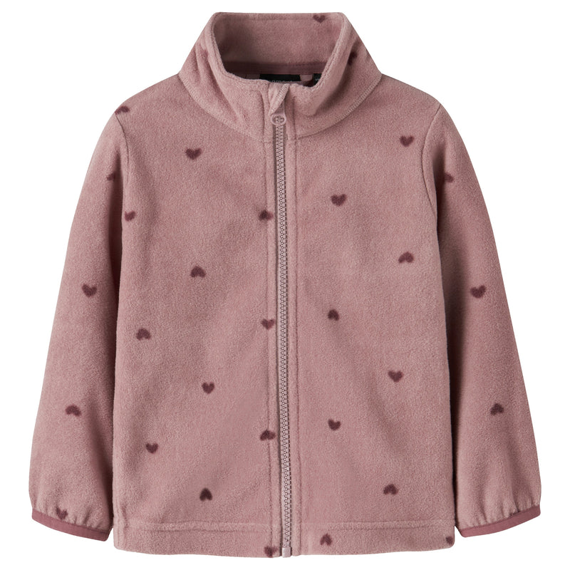 Name It Spektra Fleece Jakke - Woodrose