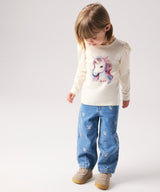 Name It Kimia Enhjørning Bluse - Antique White