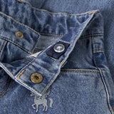 Name It Bella Glitter Enhjørning Jeans - Medium Blue