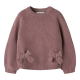 Name It Doper Strik Bluse - Wild Ginger