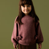 Name It Doper Strik Bluse - Wild Ginger