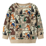 Name It Oswaldy Sweat Bluse - Sesame