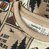 Name It Oswaldy Sweat Bluse - Sesame