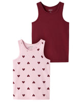 Name It Undertrøje, 2-pak - Cutie Heart