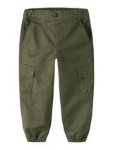Name It Ben Barrel Bukser - Olive Night