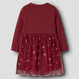 Name It Sally Jule Kjole - Red Dahlia