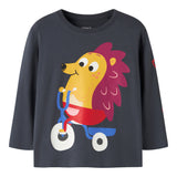 Name It Macai DR Børste Bluse - Ombre Blue