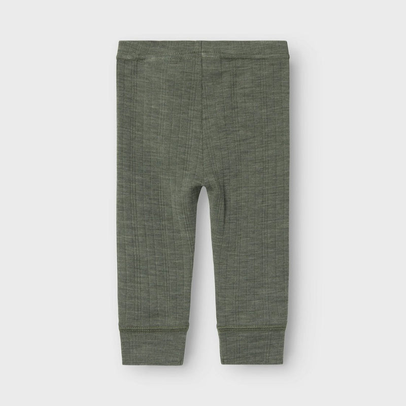 Name It Wang Uld Leggings - Mulled Basil