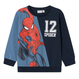 Name It Jakio Spiderman Sweatshirt - Navy