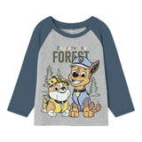 Name It Sente Paw Patrol Bluse - Grey Melange