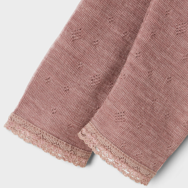 Name It Wang Uld Leggings - Antler
