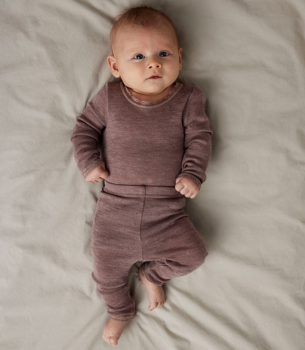 Name It Wang Uld Leggings - Antler