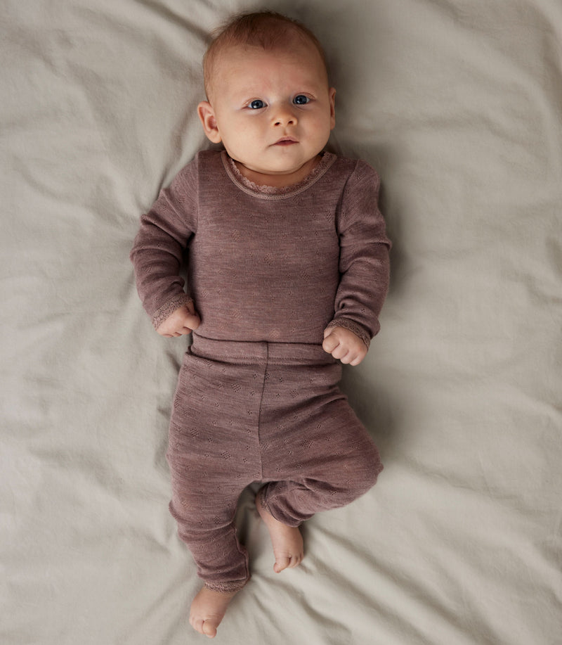 Name It Wang Uld Leggings - Antler