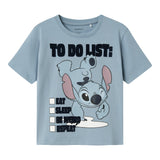 Name It Judd Stitch T-Shirt - Dusty Blue