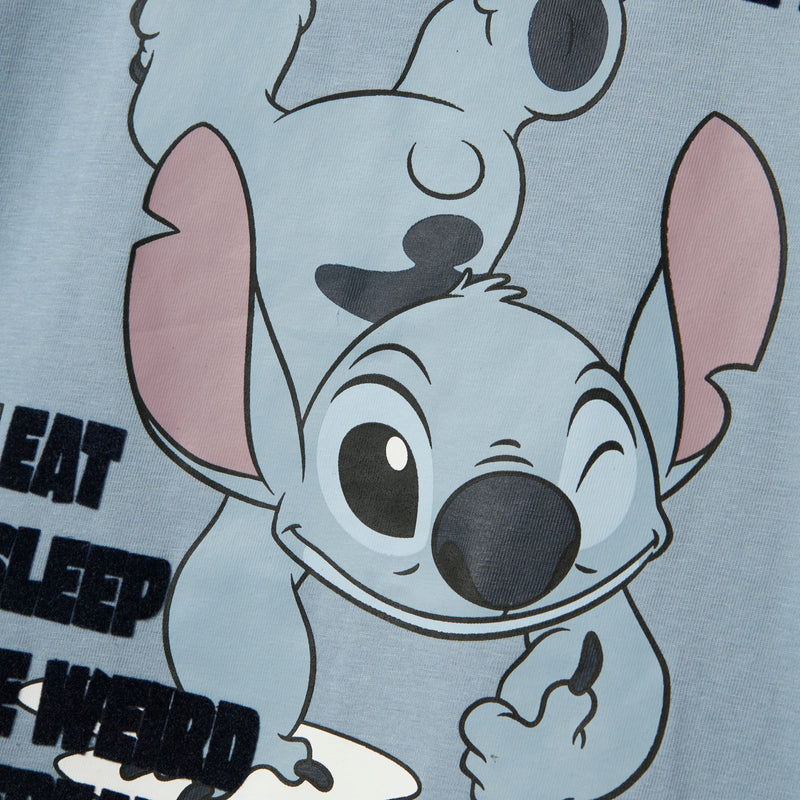 Name It Judd Stitch T-Shirt - Dusty Blue