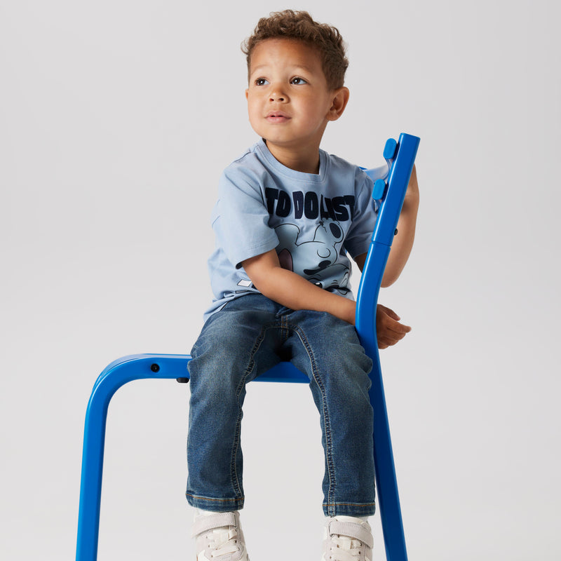 Name It Judd Stitch T-Shirt - Dusty Blue