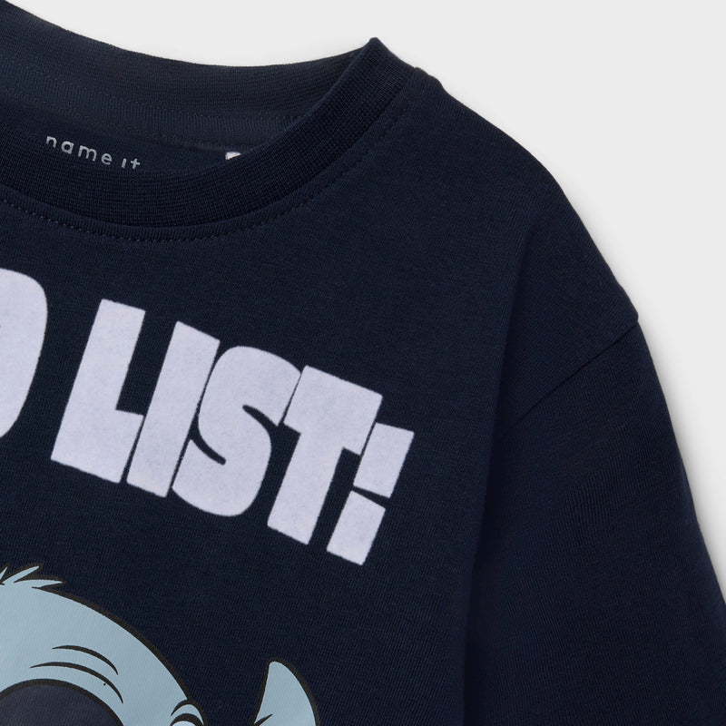 Name It Judd Stitch T-Shirt - Navy Blazer