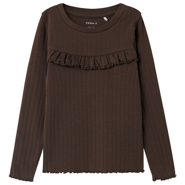 Name It Lalla Bluse - Seal Brown