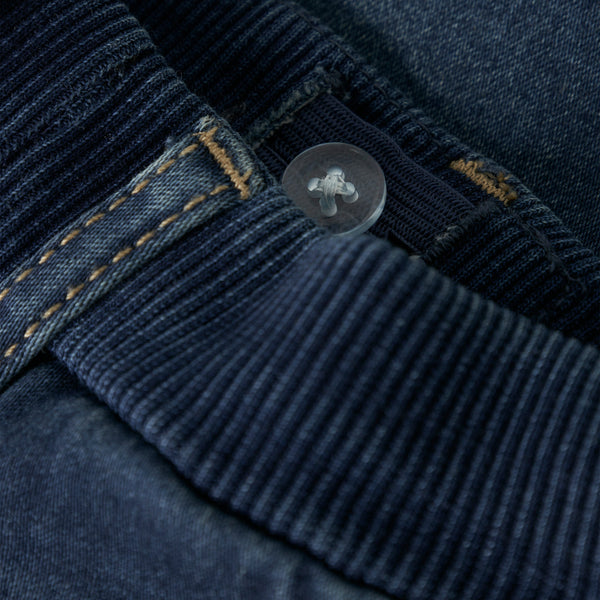 Name It Ben Baggy Fleece Jeans - Dark Blue Denim