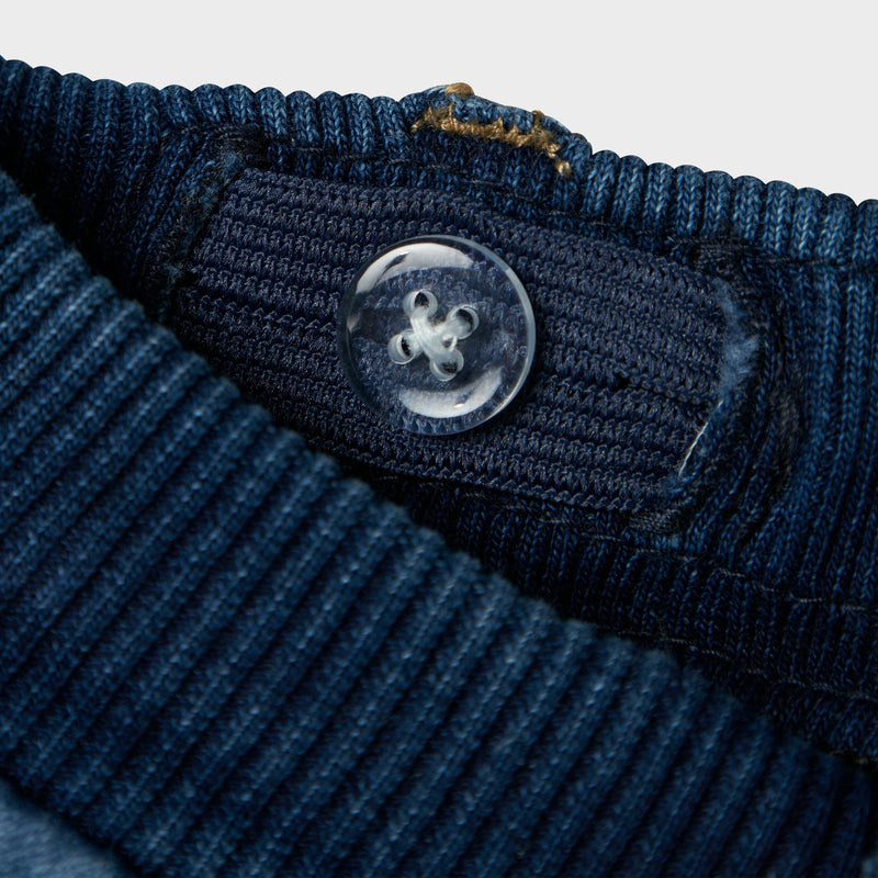 Name It Ben Baggy Fleece Jeans - Medium Blue Denim