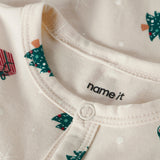 Name It Vismas Natdragt - Whitecap Gray Xmas