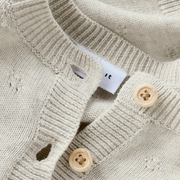 Name It Sully Strik Cardigan - Peyote Melange