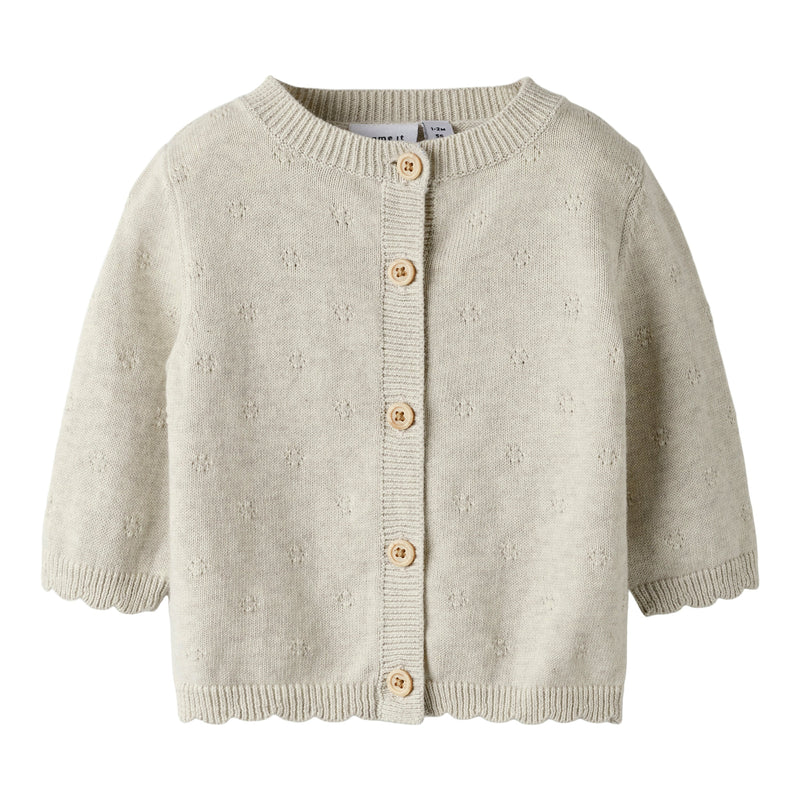 Name It Sully Strik Cardigan - Peyote Melange