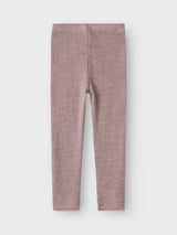 Name It Wang Uld Neddle Leggings - Purple Dove