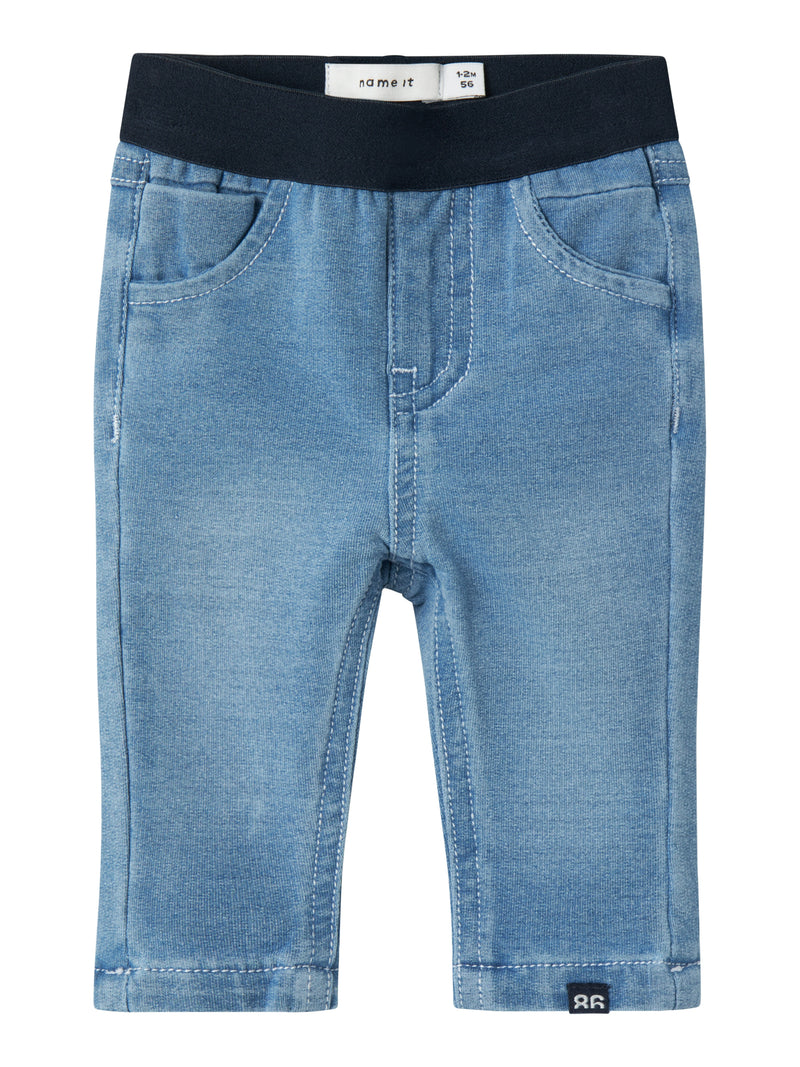 Name It Silas Sweat Slim Jeans - Light Blue Denim