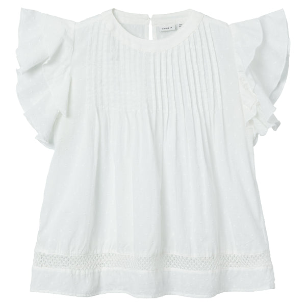 Name It Faride Top - Bright White